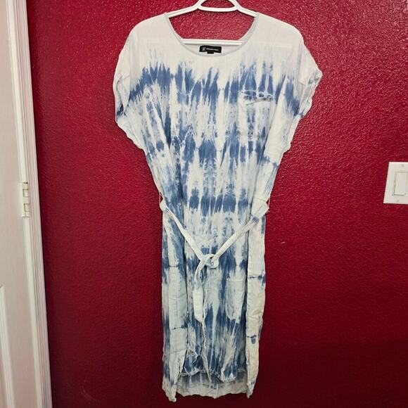 INC International Concepts Dresses & Skirts - INC International Concepts Lyocell Tie Dye Flowy Bohemian 70s Dress Large